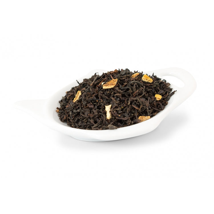 svart te Te smaksatt med grapefrukt, citron och passionsfrukt.