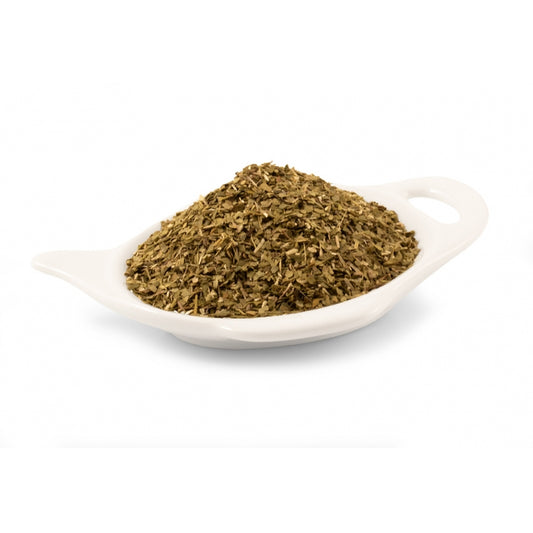 ekologiskt ört te Koffeinhaltigt te som ger en uppiggande effekt och ett försiktigt positivt humör. Populär dryck i Sydamerika.