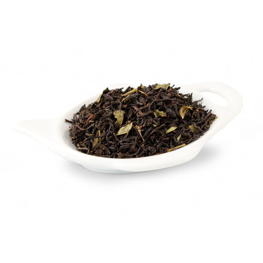 svart te Te smaksatt med choklad och pepparmint. Påminner i smaken om ”After Eight”.