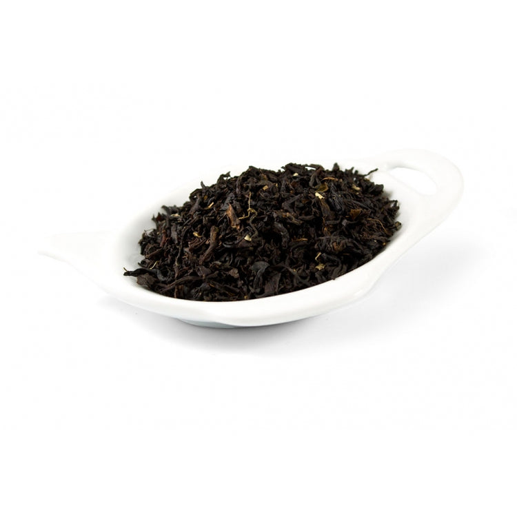 svart Klassiskt te med smak av svartvinbär och svartvinbärsblad.